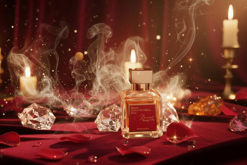 Maison Francis Kurkdjian Baccarat Rouge 540 Eau de Parfum with packaging on a white background