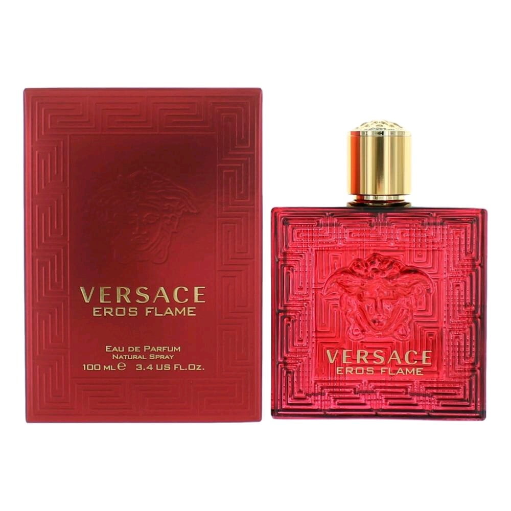 Eros Flame | Versace 3.4 oz Eau De Parfum Spray for Men - HELLIOS