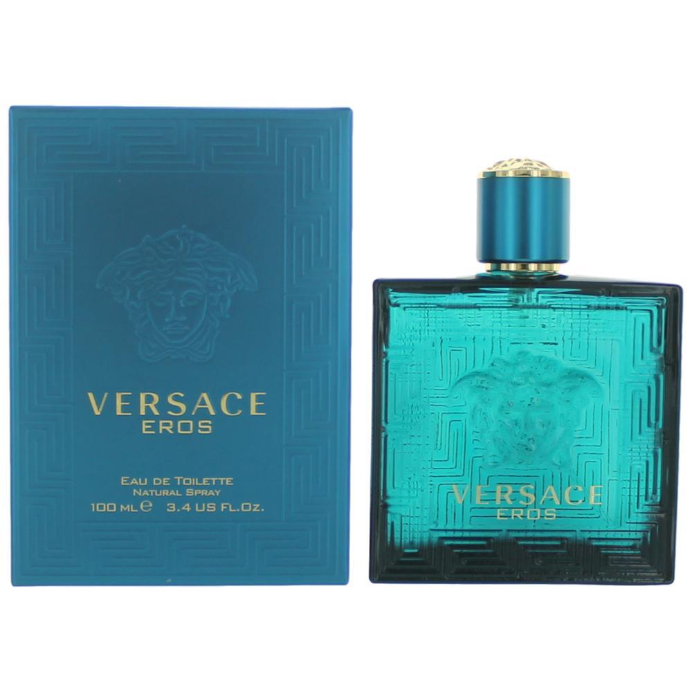 Eros | Versace 3.4 oz Eau De Toilette Spray for Men - HELLIOS