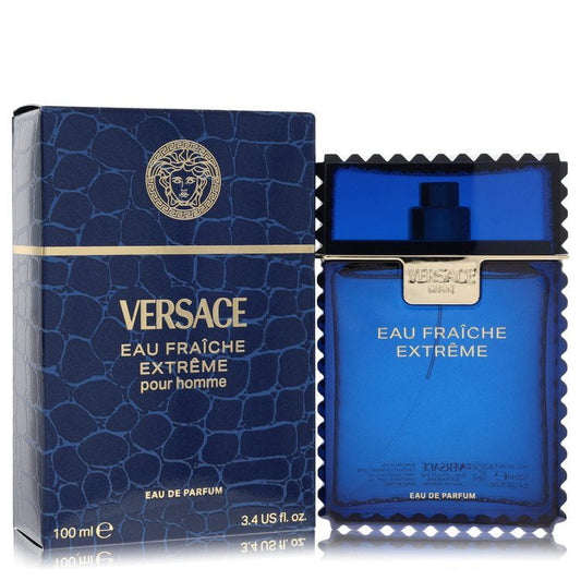 Versace Man Eau Fraiche Extreme | Versace Eau De Parfum Spray 3.4 oz (Men) - HELLIOS 